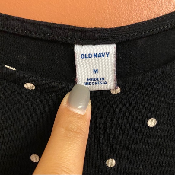 Old Navy Polka Dot Long Sleeve Dress - Picture 3 of 5